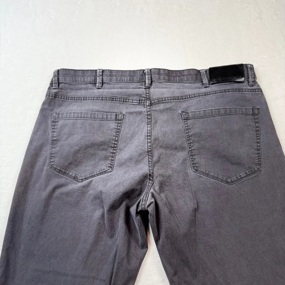 English Laundry Pants Mens 38x29 Charcoal‎ Grey Good Stretch 5-Pocket Chino